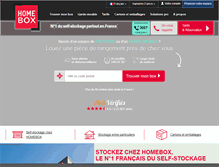 Tablet Screenshot of homebox.fr
